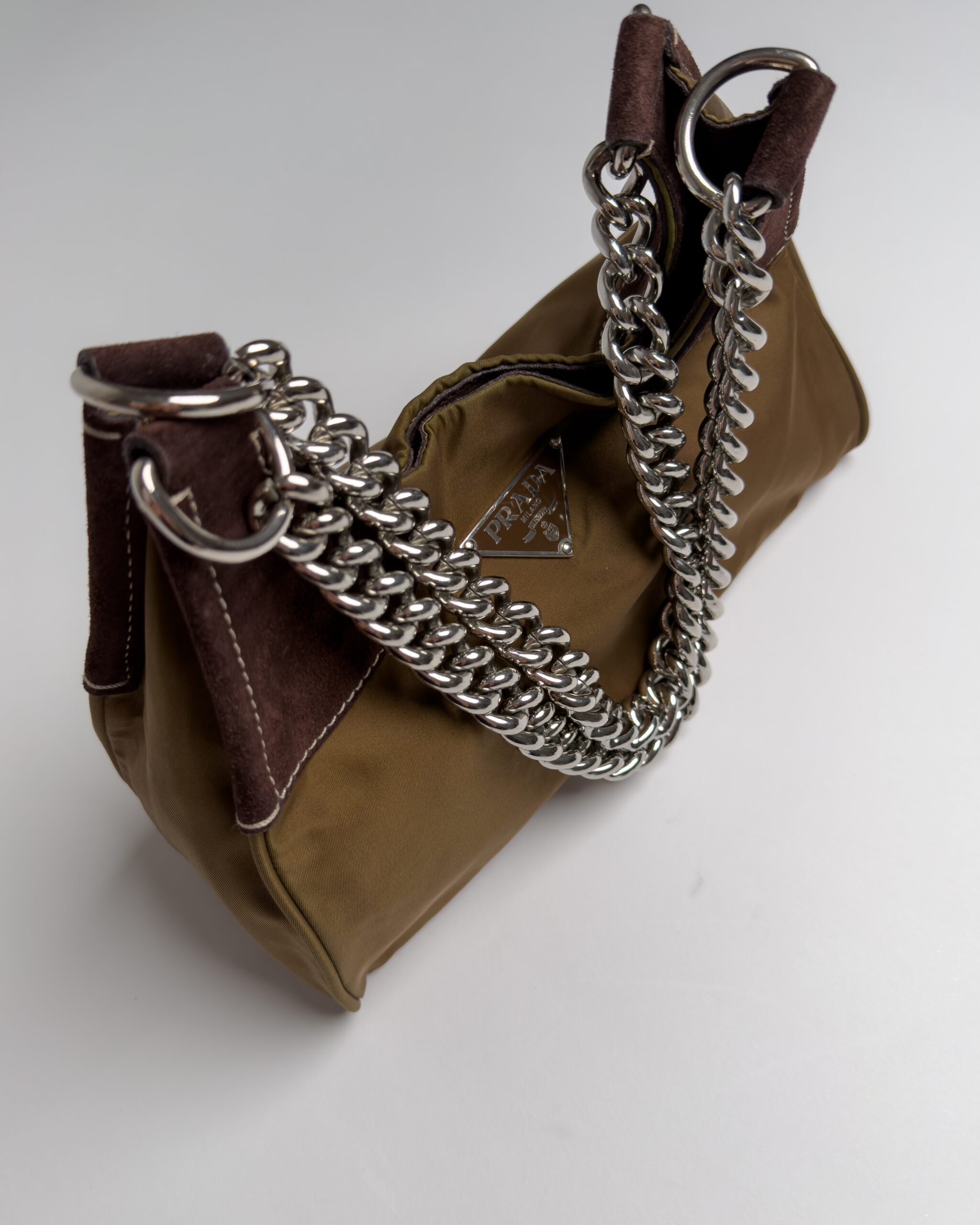 Prada Chain Shoulder Bag | Brown