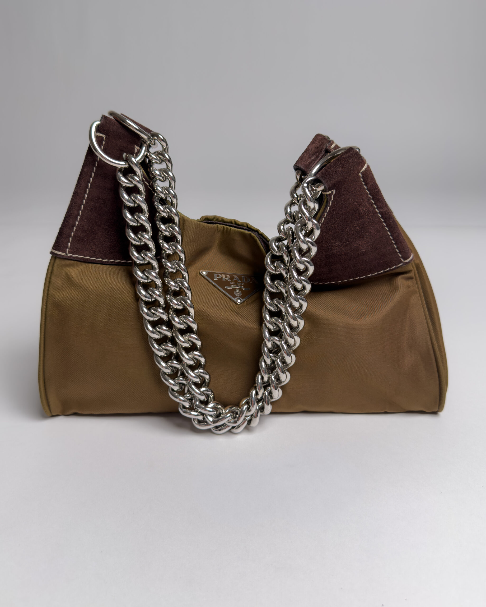 Prada Chain Shoulder Bag | Brown