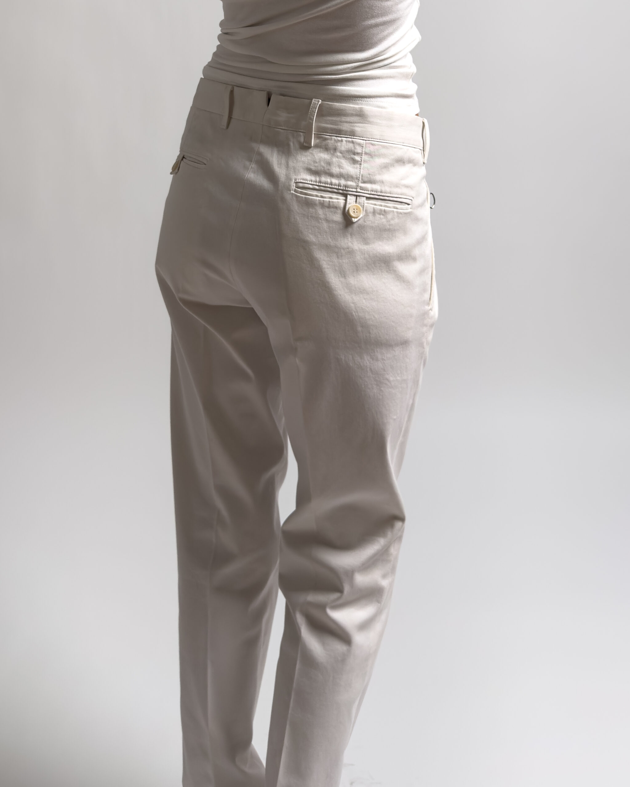 Prada Cotton Trousers | White