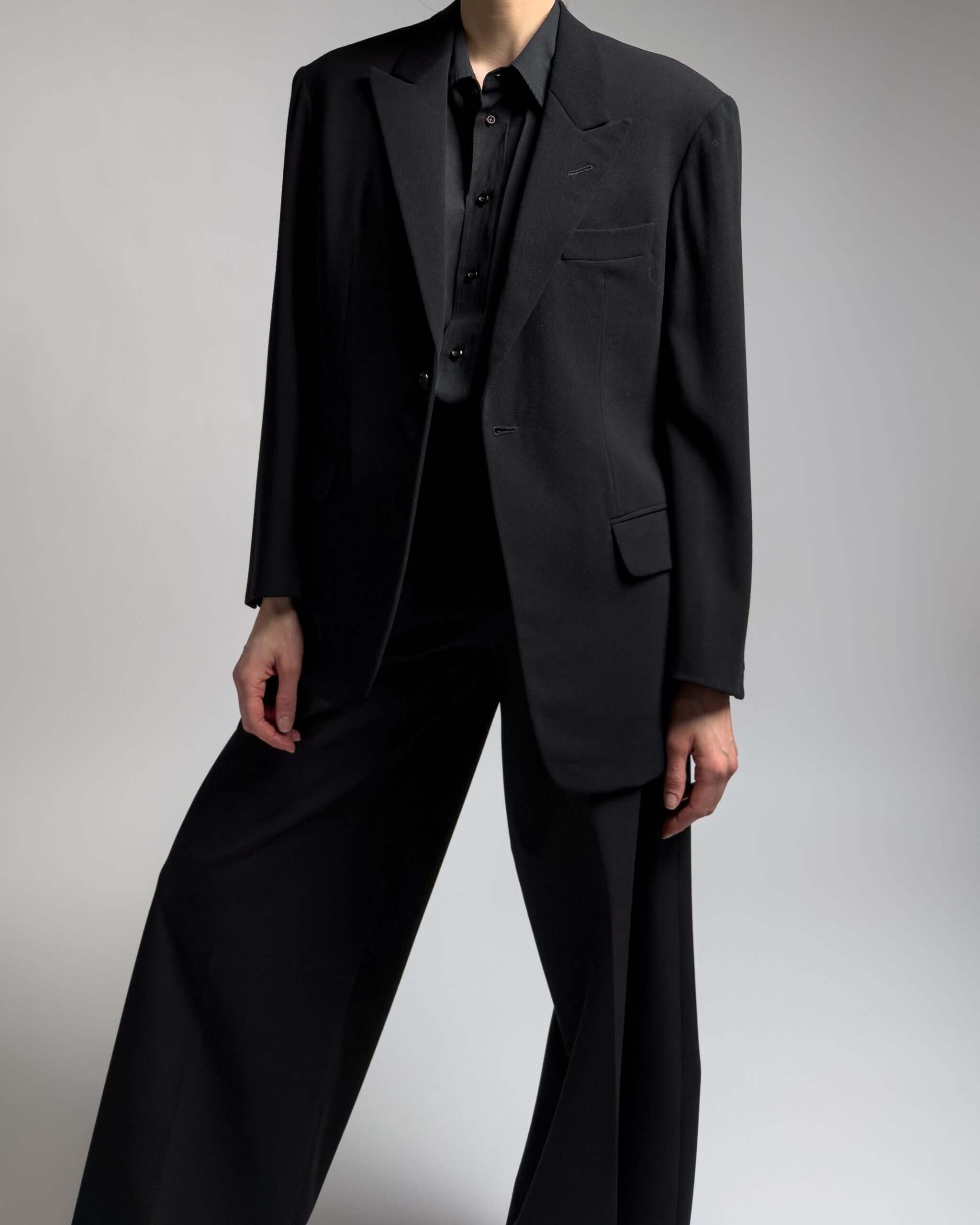 Vintage Tailored Blazer | Black