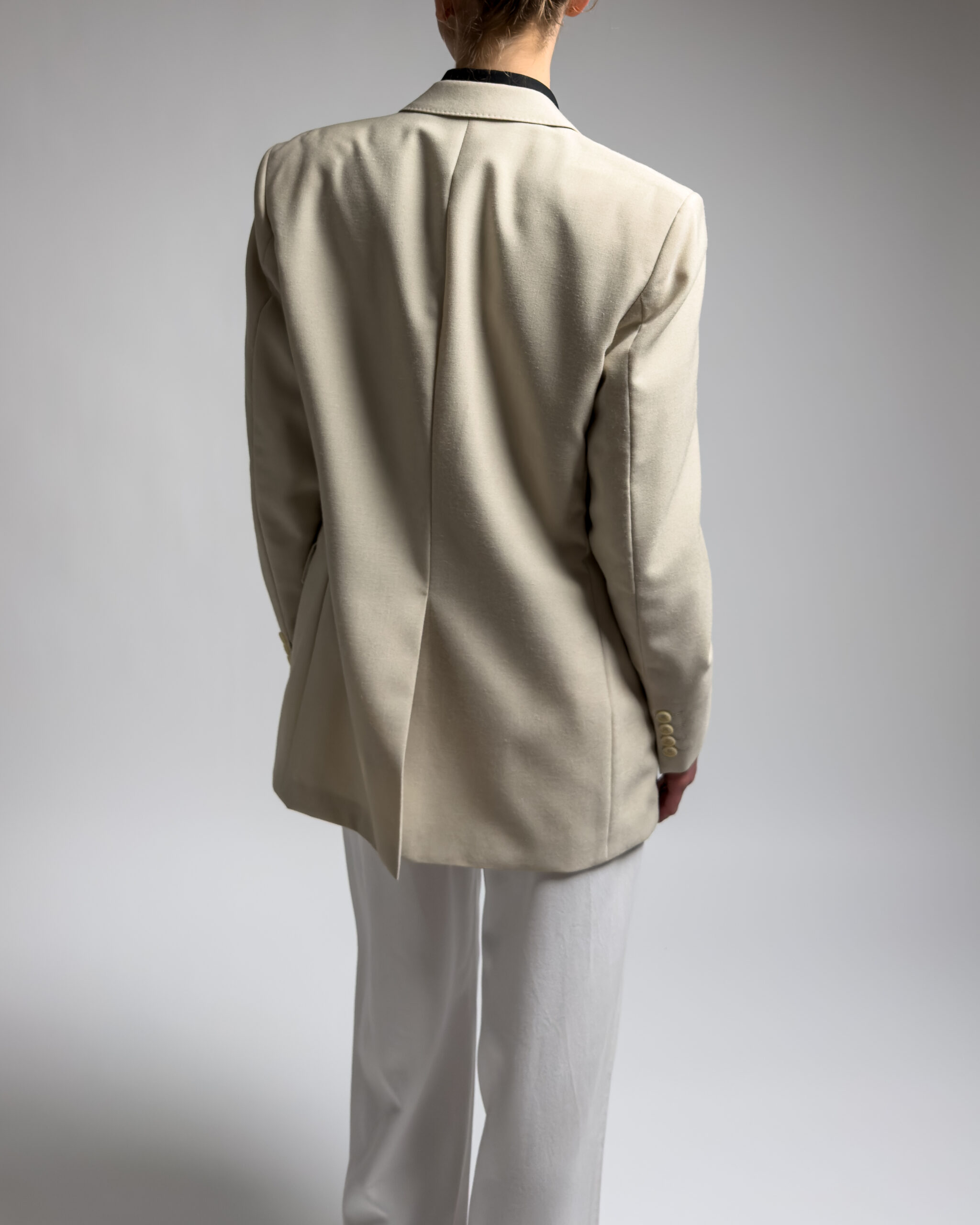 Tiger of Sweden Wool & Linen Blend Blazer | Cream