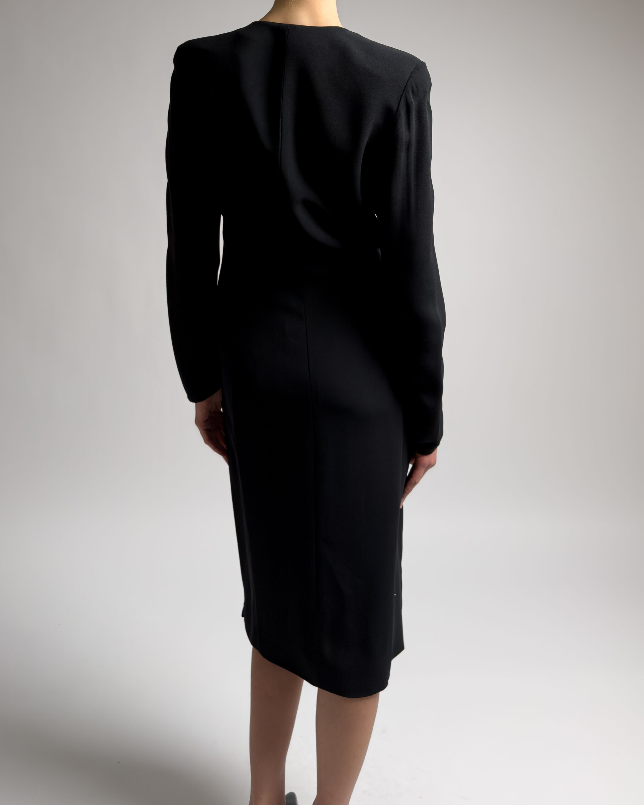 Valentino Miss V Viscose Dress | Black