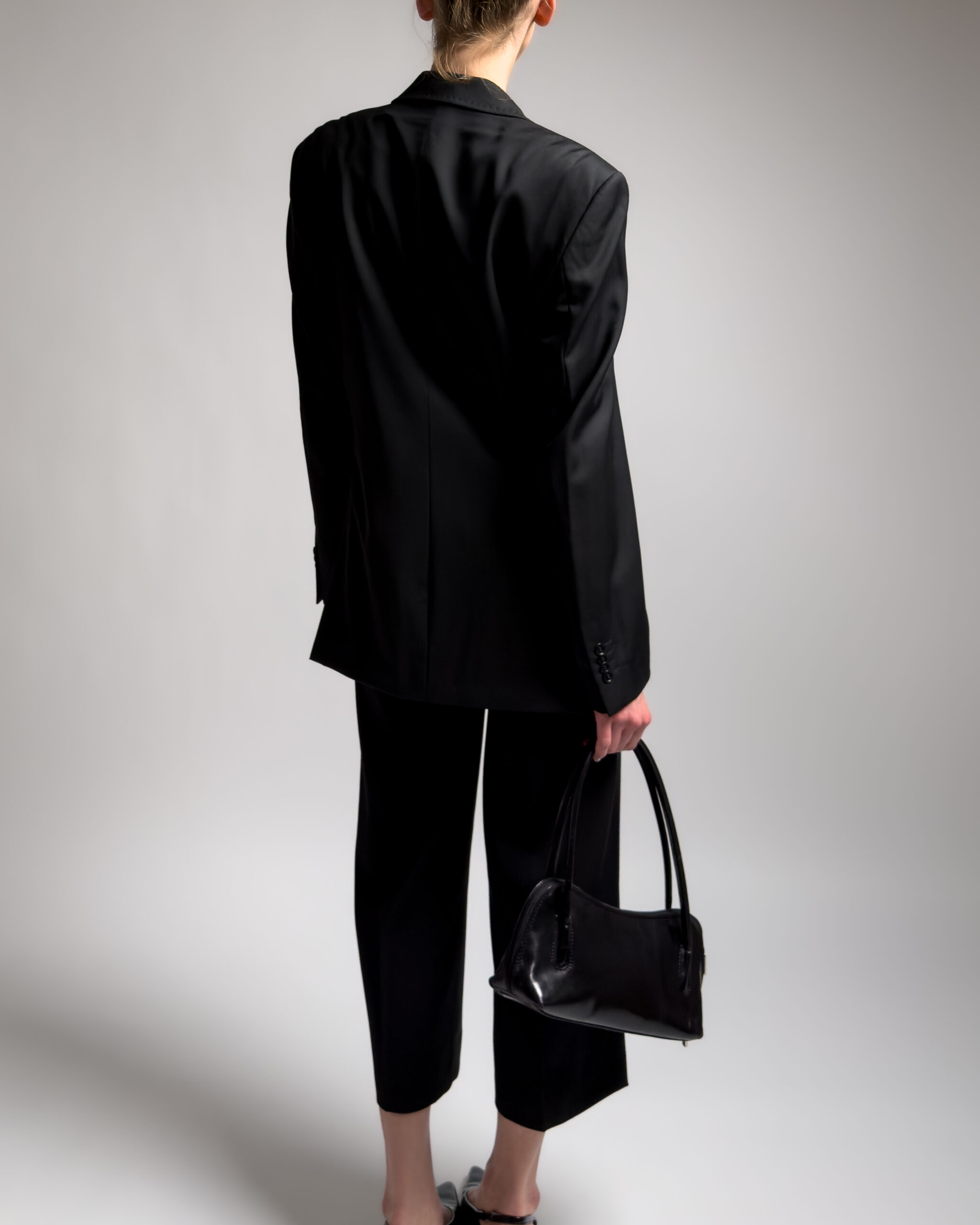 Ferre x Loro Piana Merino Wool Blazer | Black