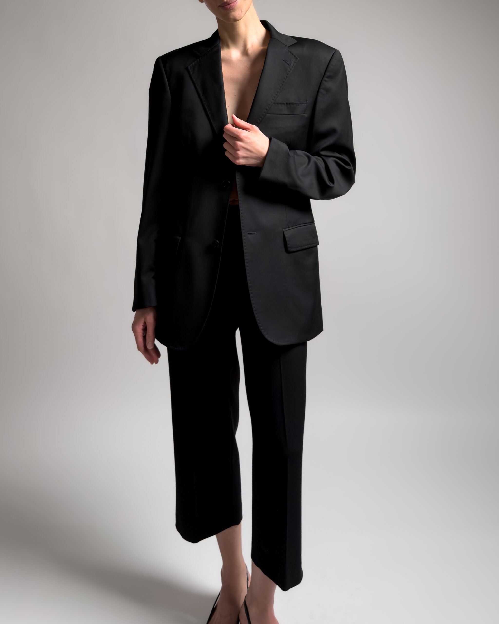 Ferre x Loro Piana Merino Wool Blazer | Black