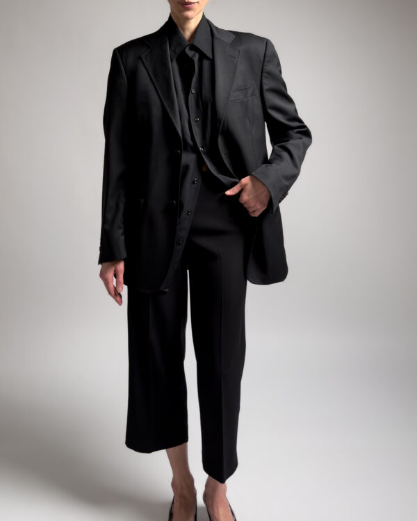 Ferre x Loro Piana Merino Wool Blazer | Black