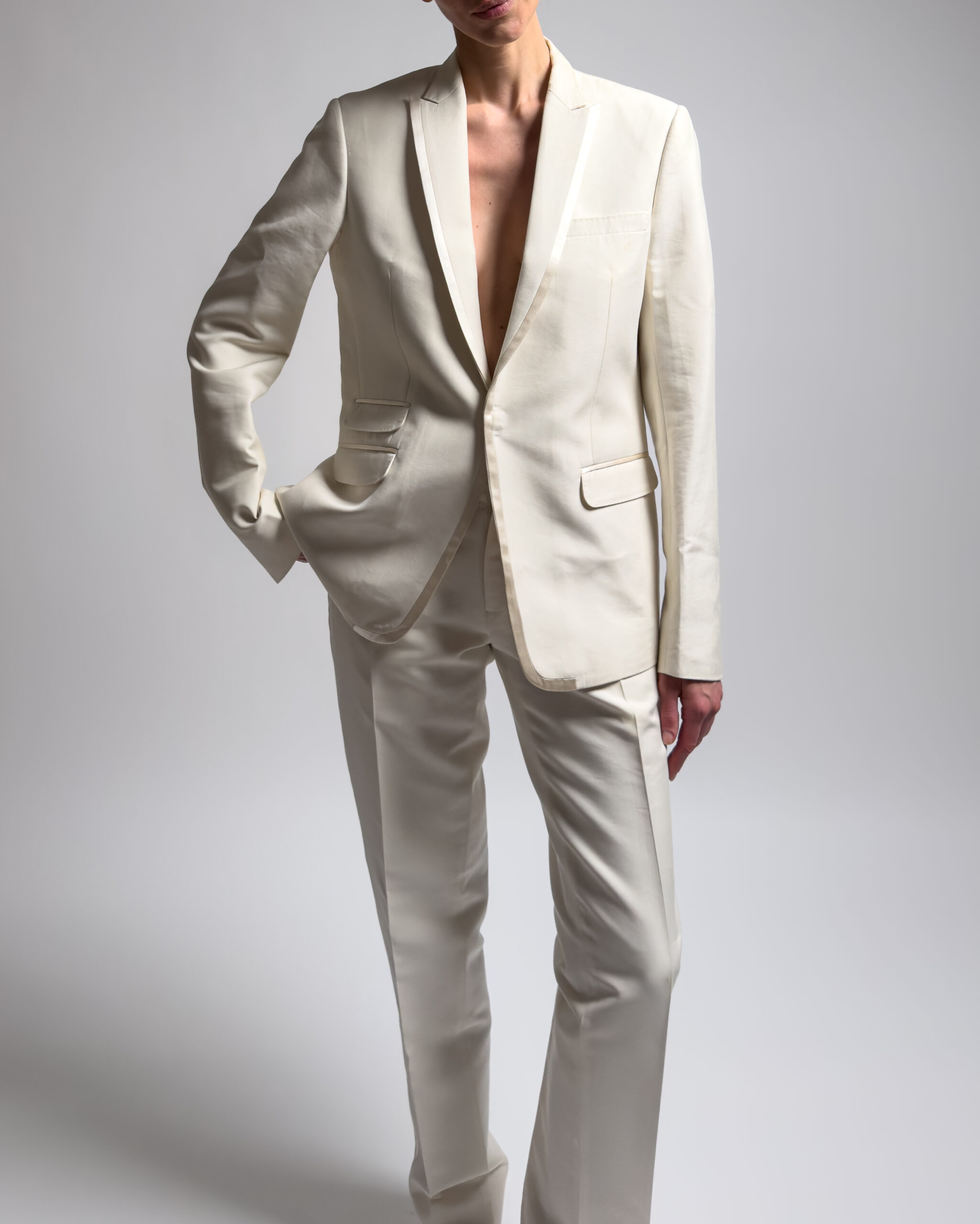 Dsquared Smoking Suit | Cream