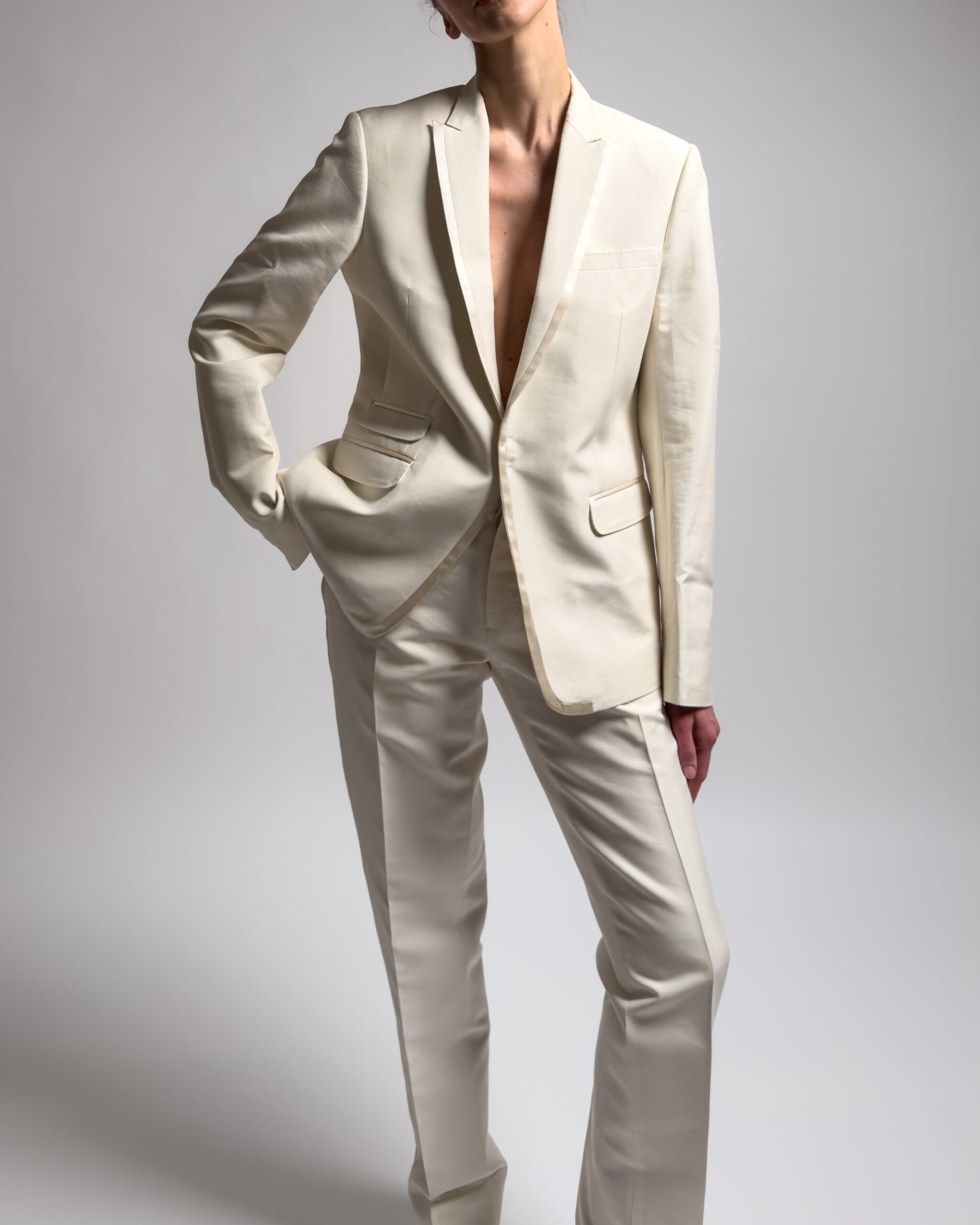 Dsquared Smoking Suit | Cream