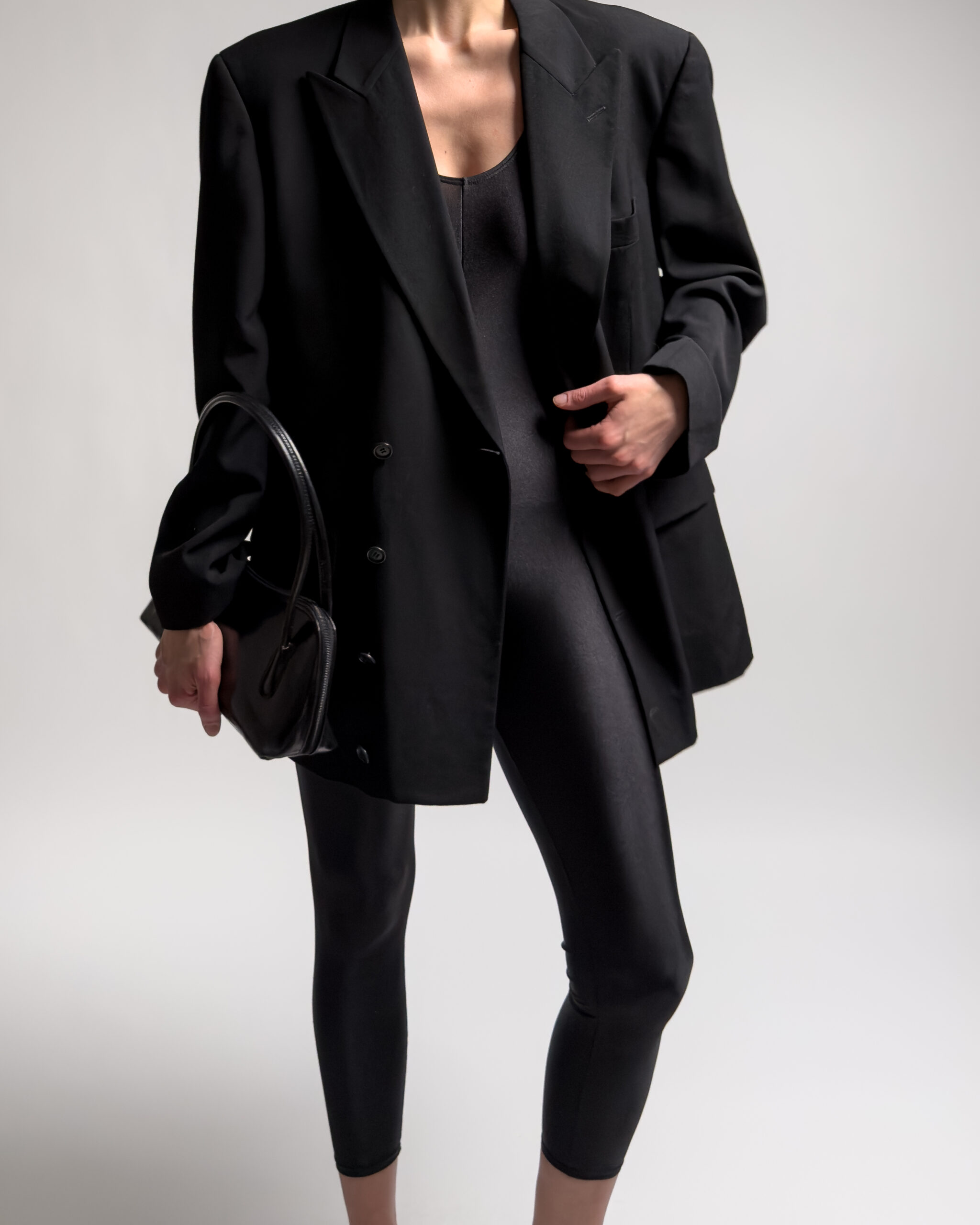 Vintage Open Back Jumpsuit | Black