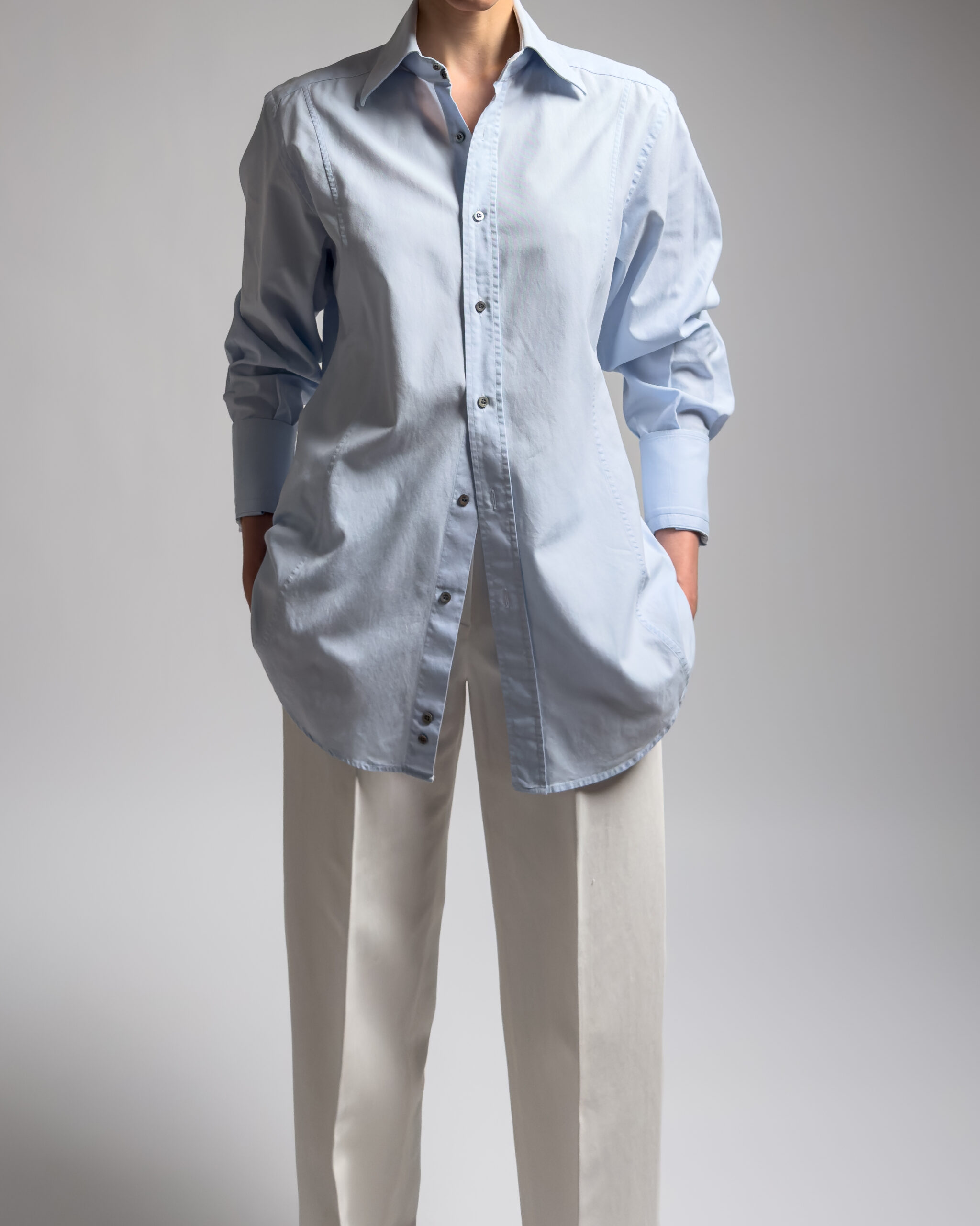 Gucci Cotton Shirt | Light Blue