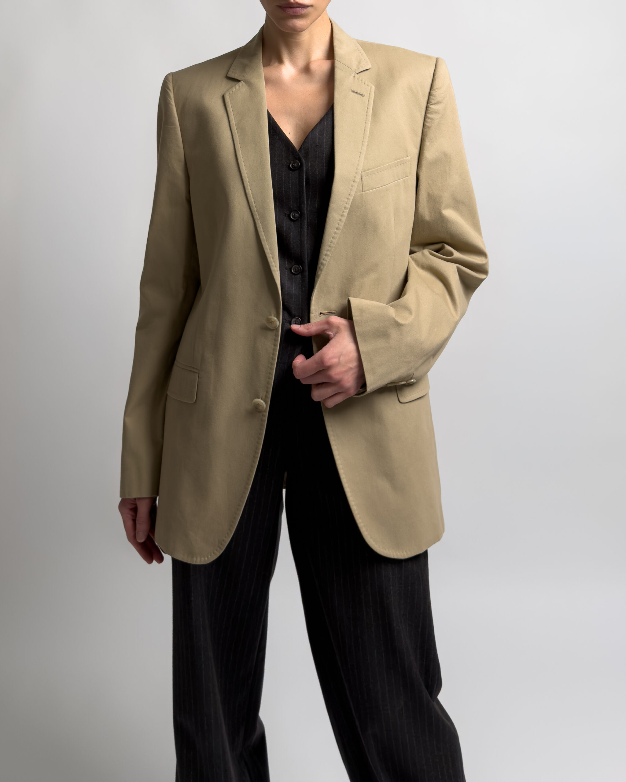 Dolce & Gabbana Single-Breasted Blazer | Beige