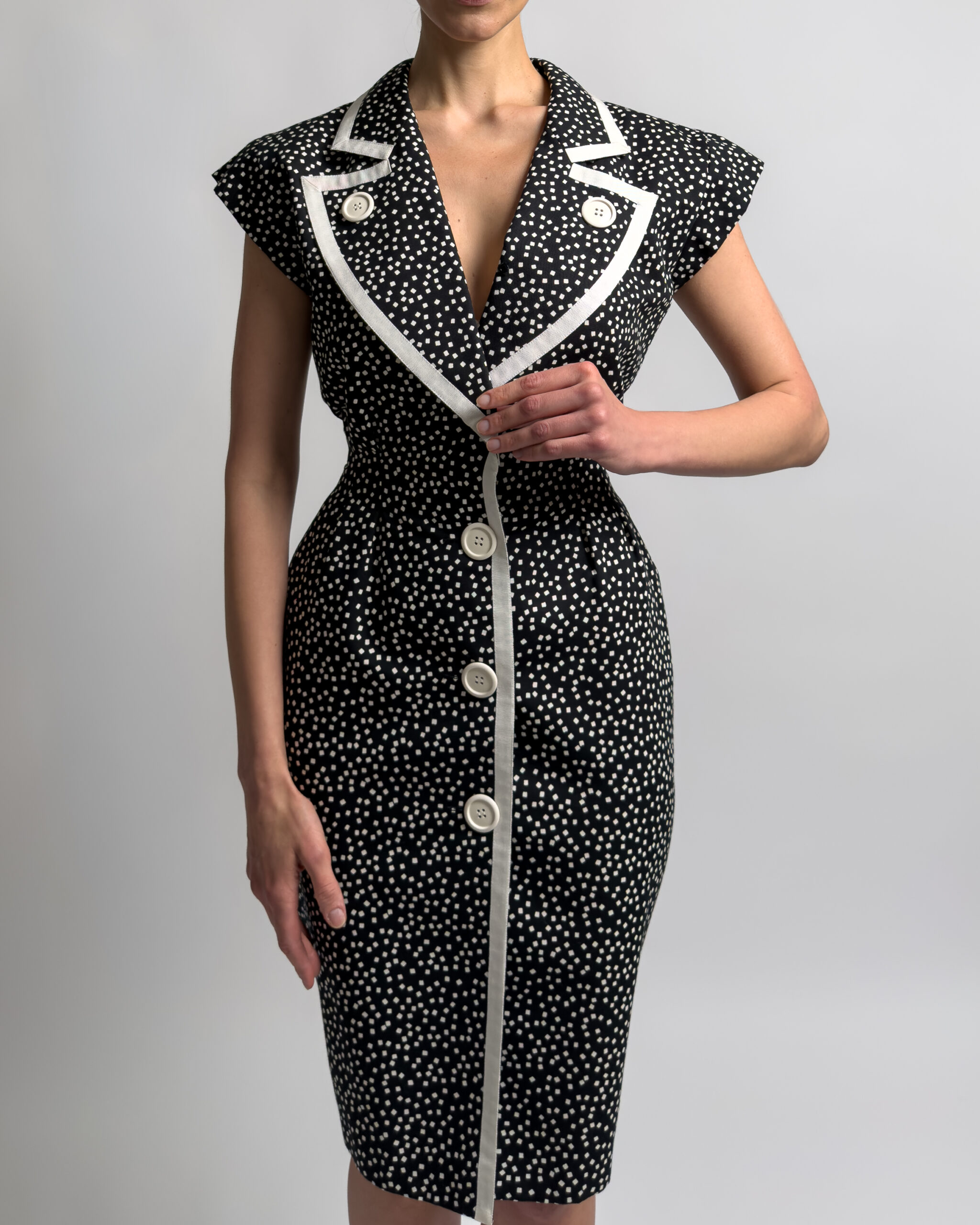 Yves Saint Laurent Pencil Dress | Black