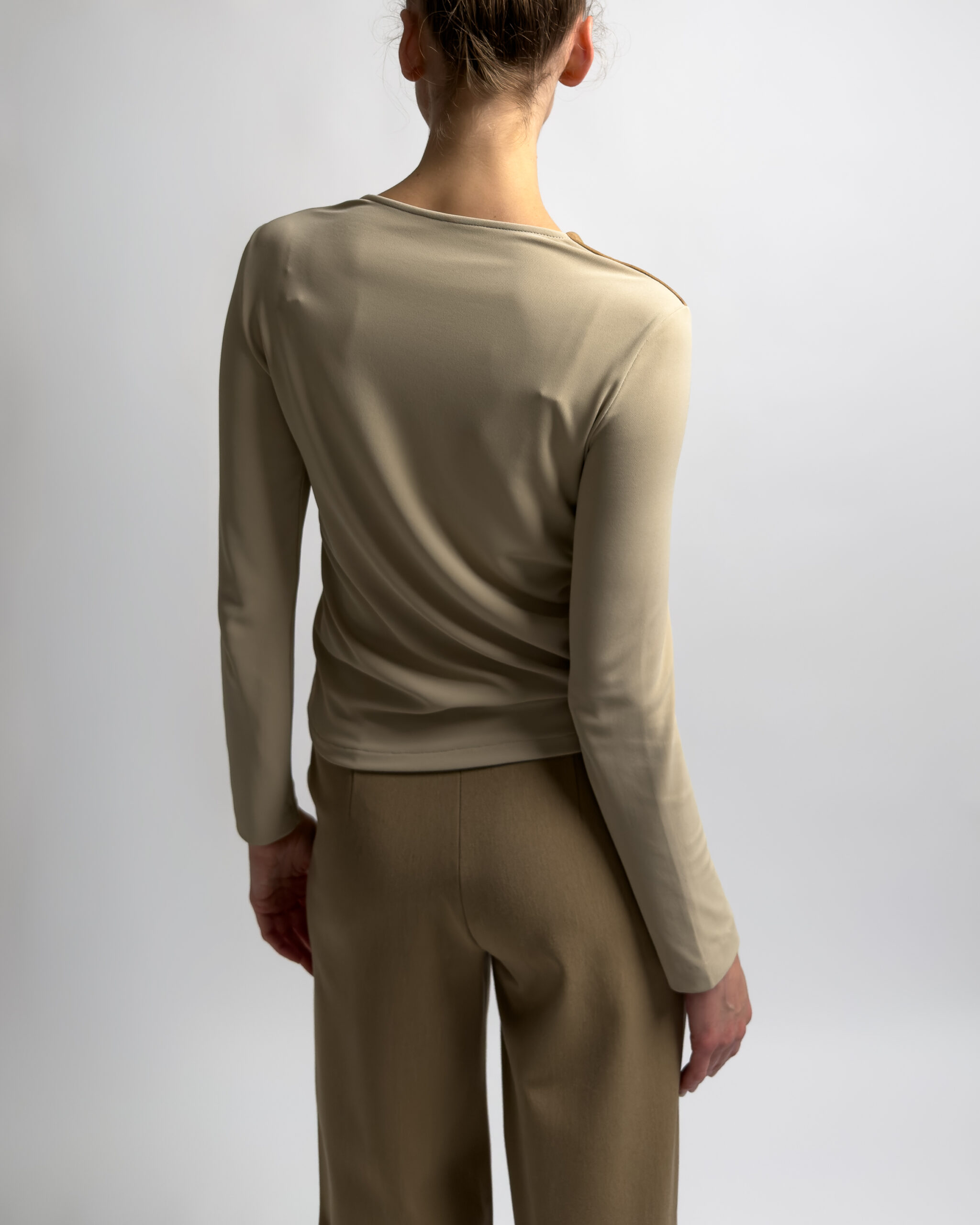 Max Mara Suede Blouse | Beige