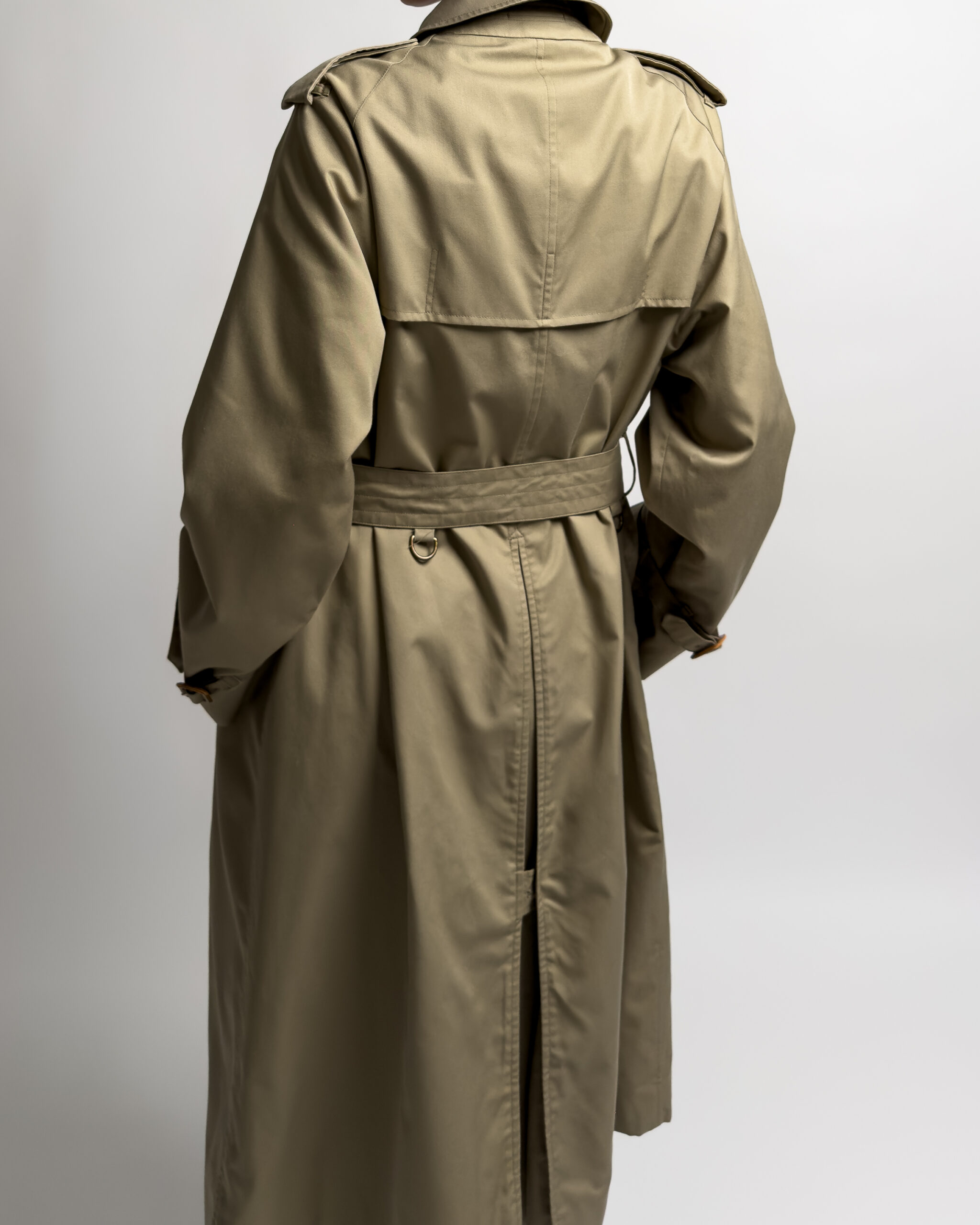 Aquascutum Double-Breasted Trench Coat | Khaki Olive