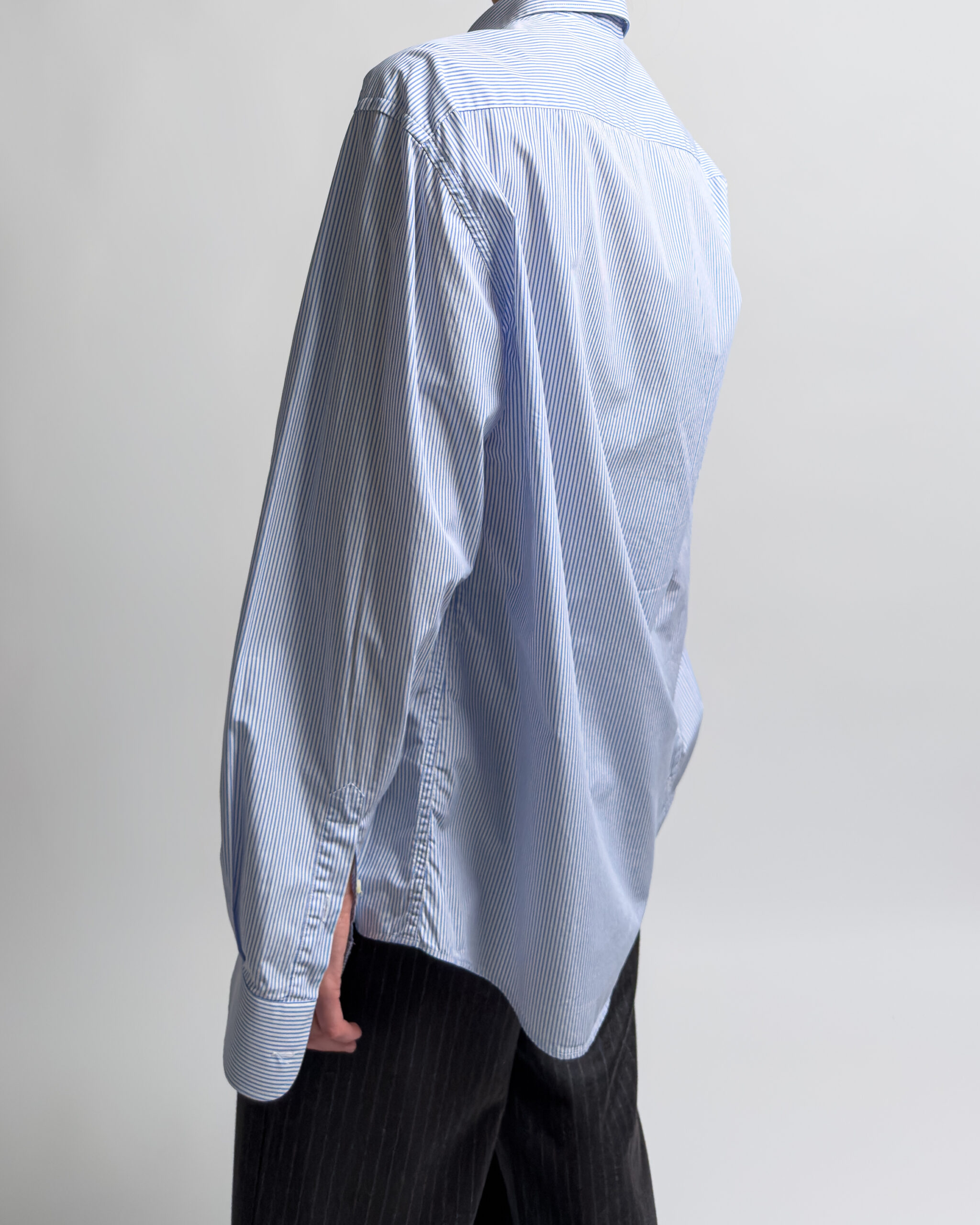 Valentino Pinstripe Dress Shirt | Light Blue