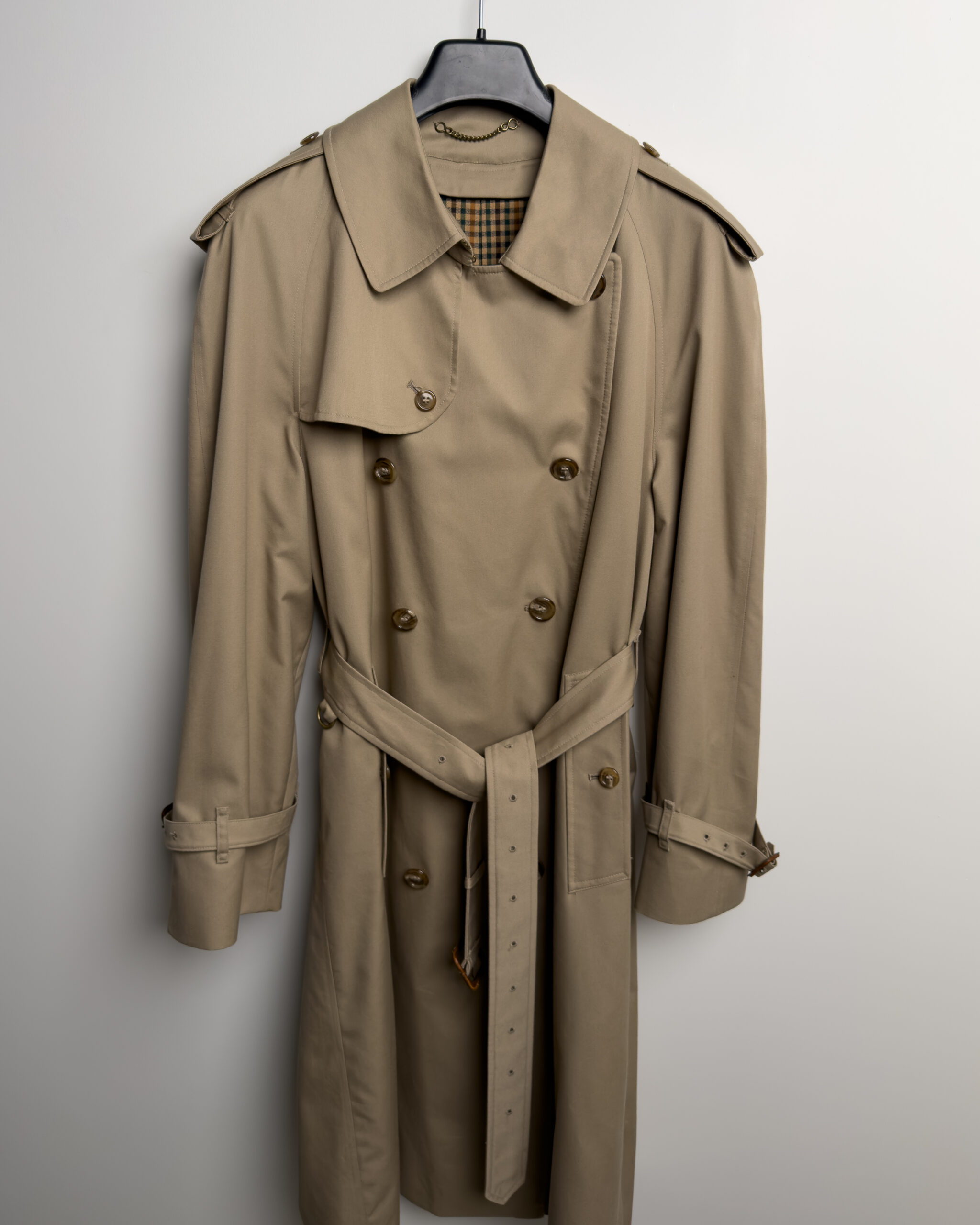 Double-Breasted Trench Coat | Honey Beige