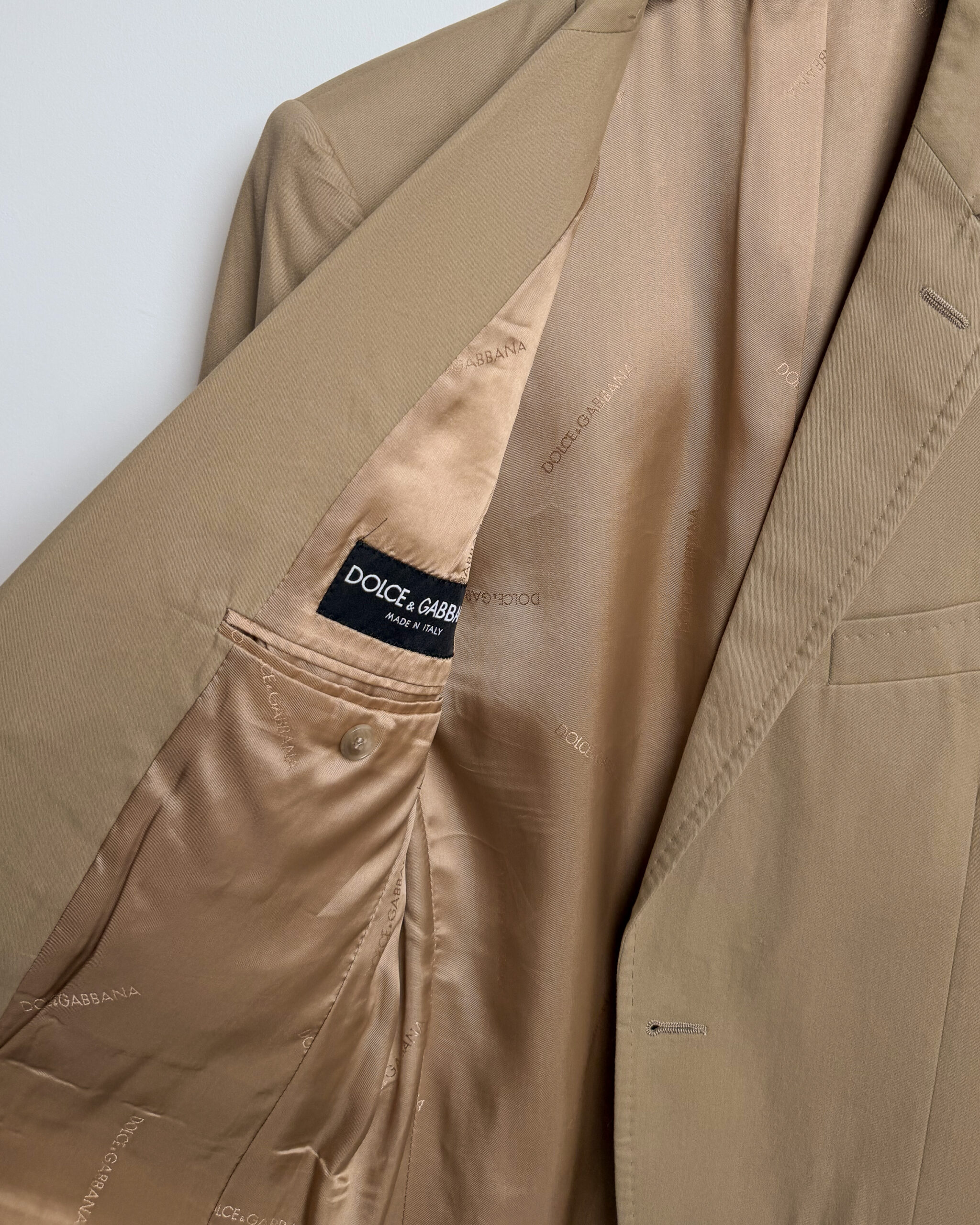 Dolce & Gabbana Single-Breasted Blazer | Beige