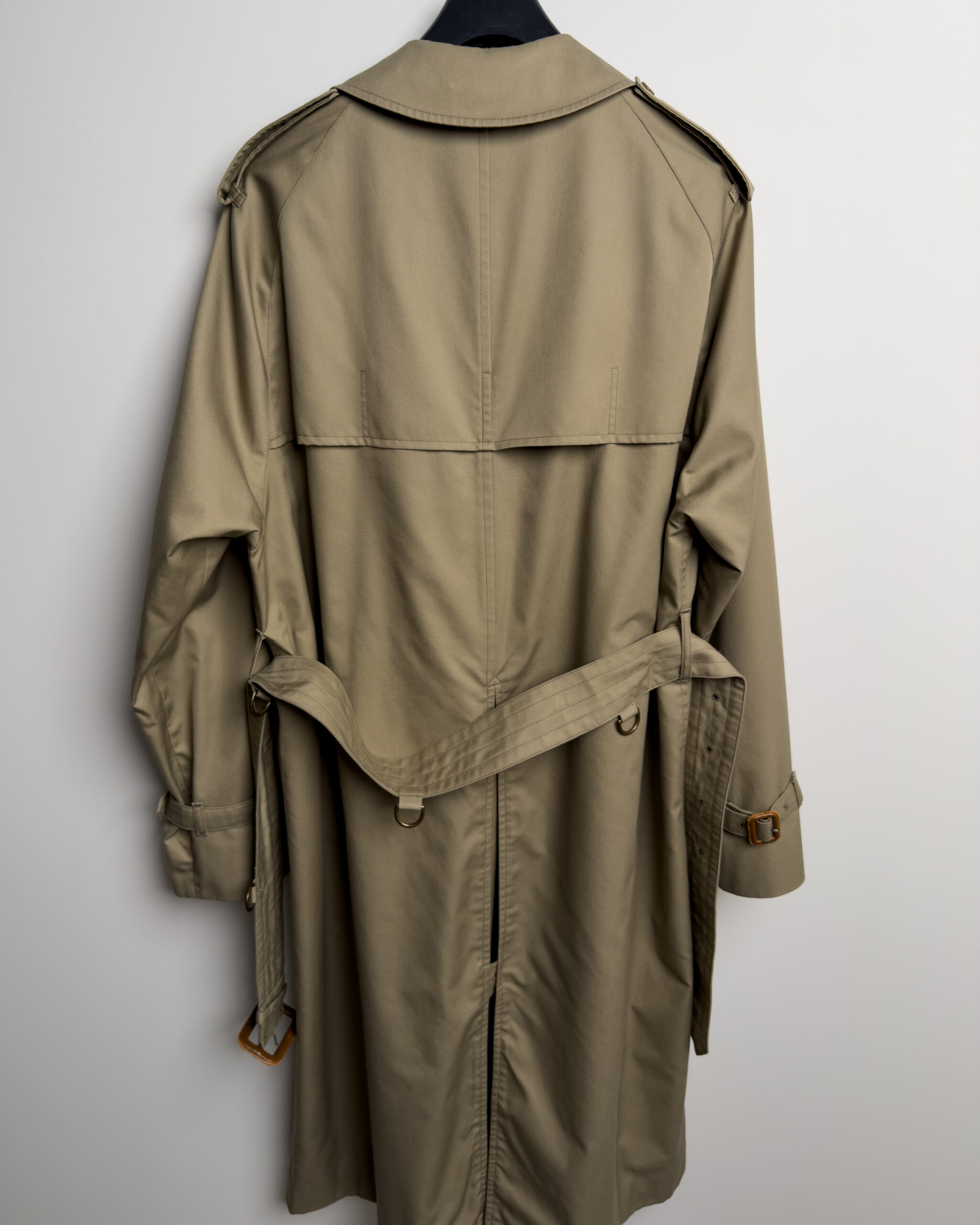 Aquascutum Double-Breasted Trench Coat | Khaki Olive