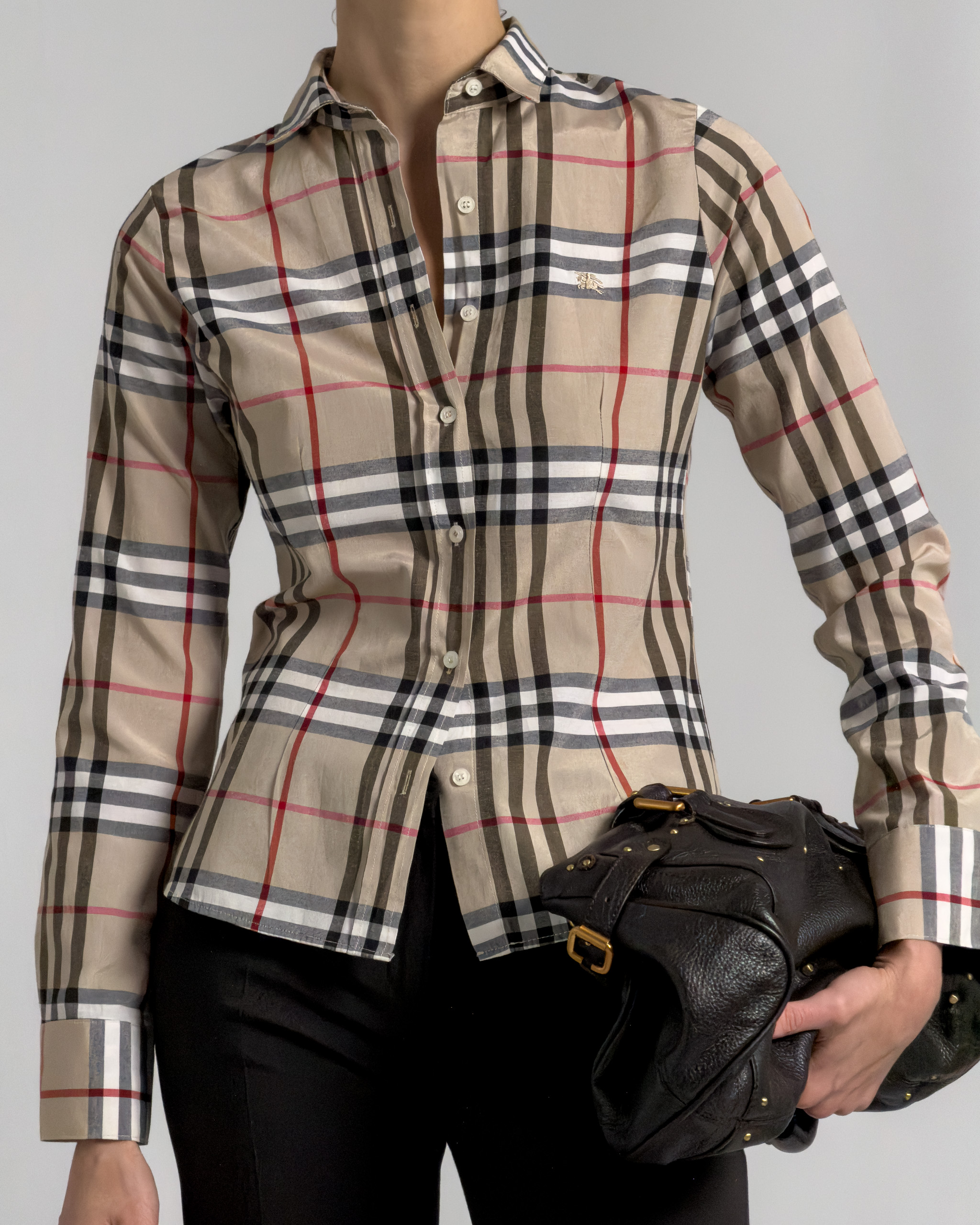 Burberry Brit Nova Check Cotton Shirt | Beige