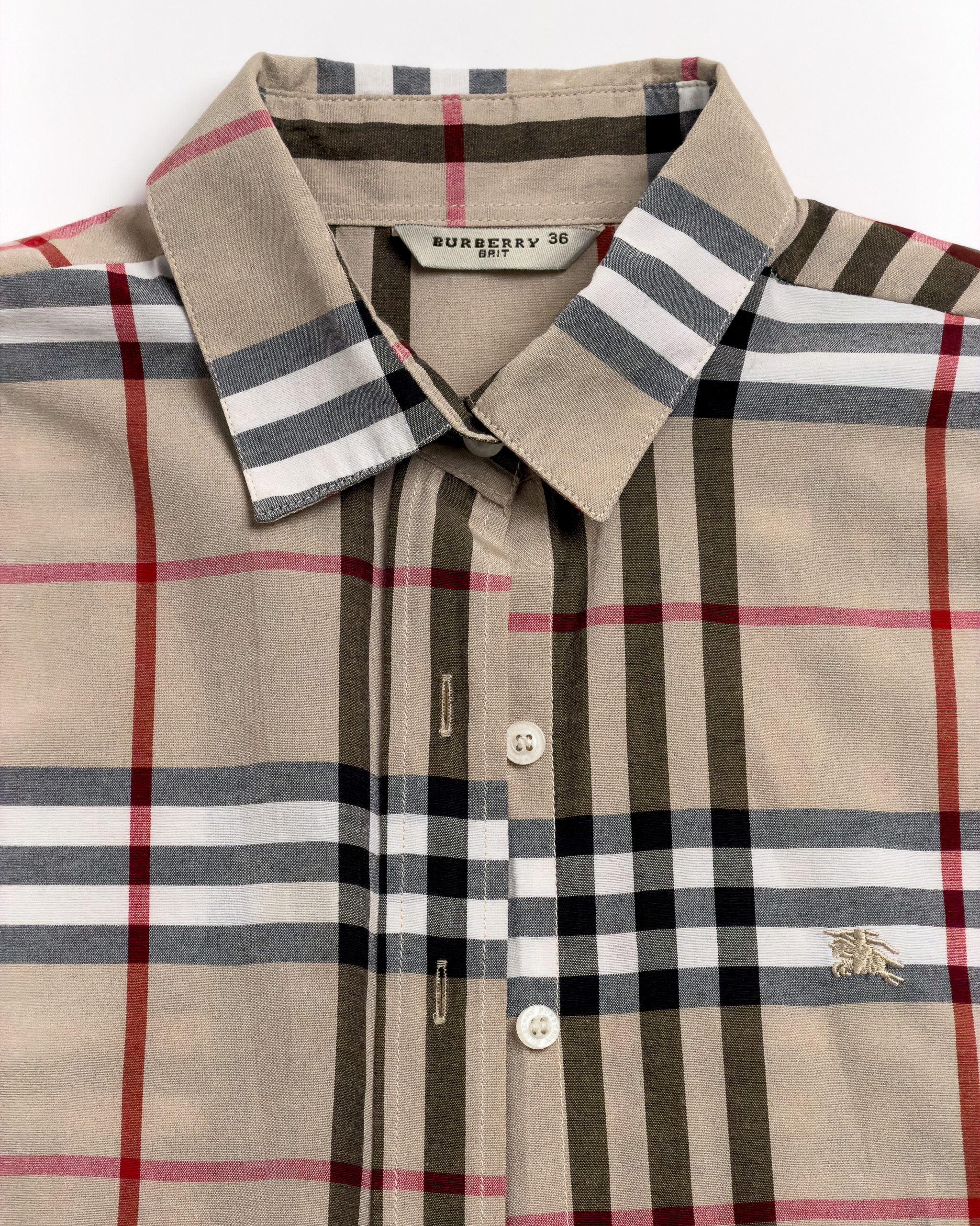 Burberry Brit Nova Check Cotton Shirt | Beige
