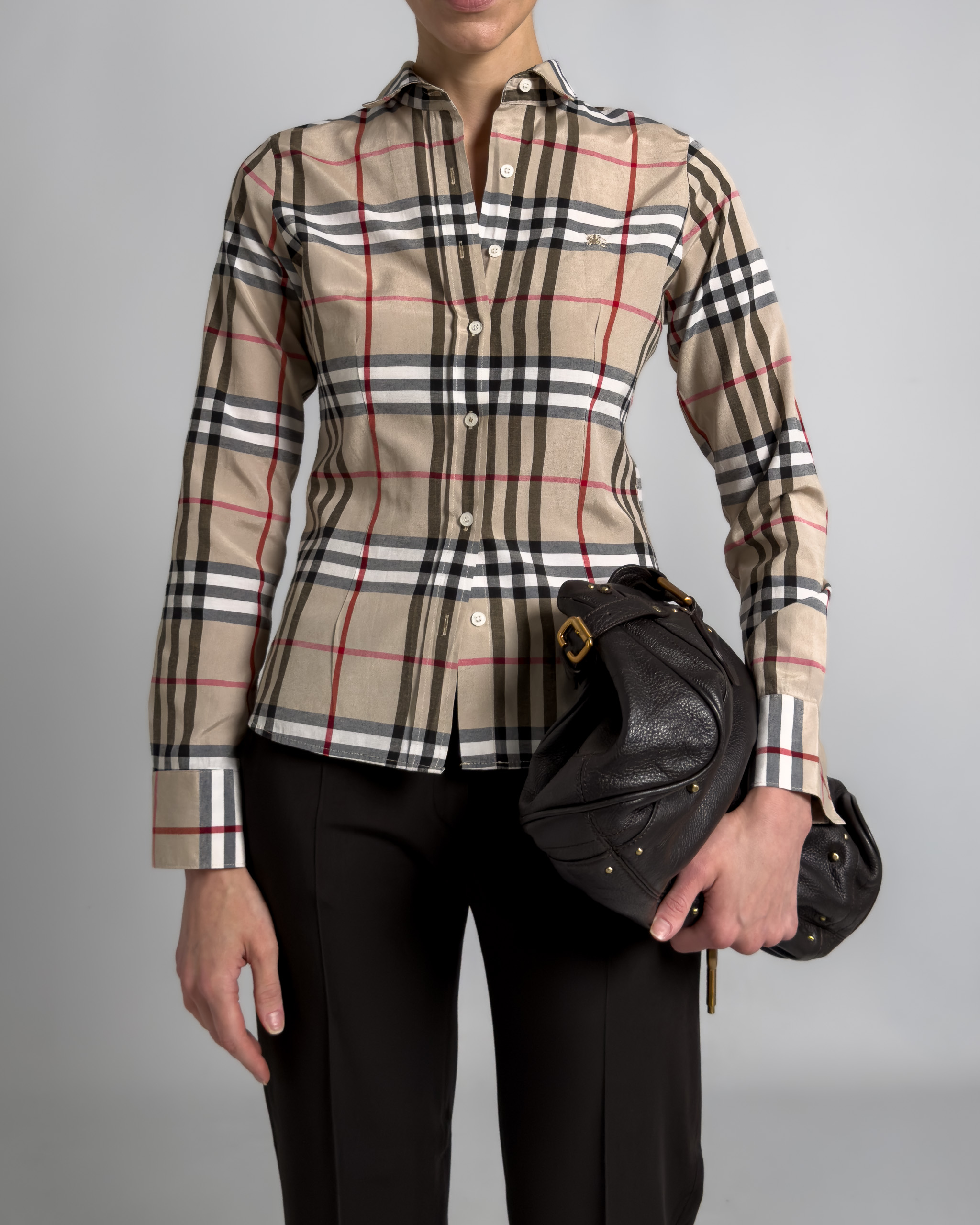 Burberry Brit Nova Check Cotton Shirt | Beige