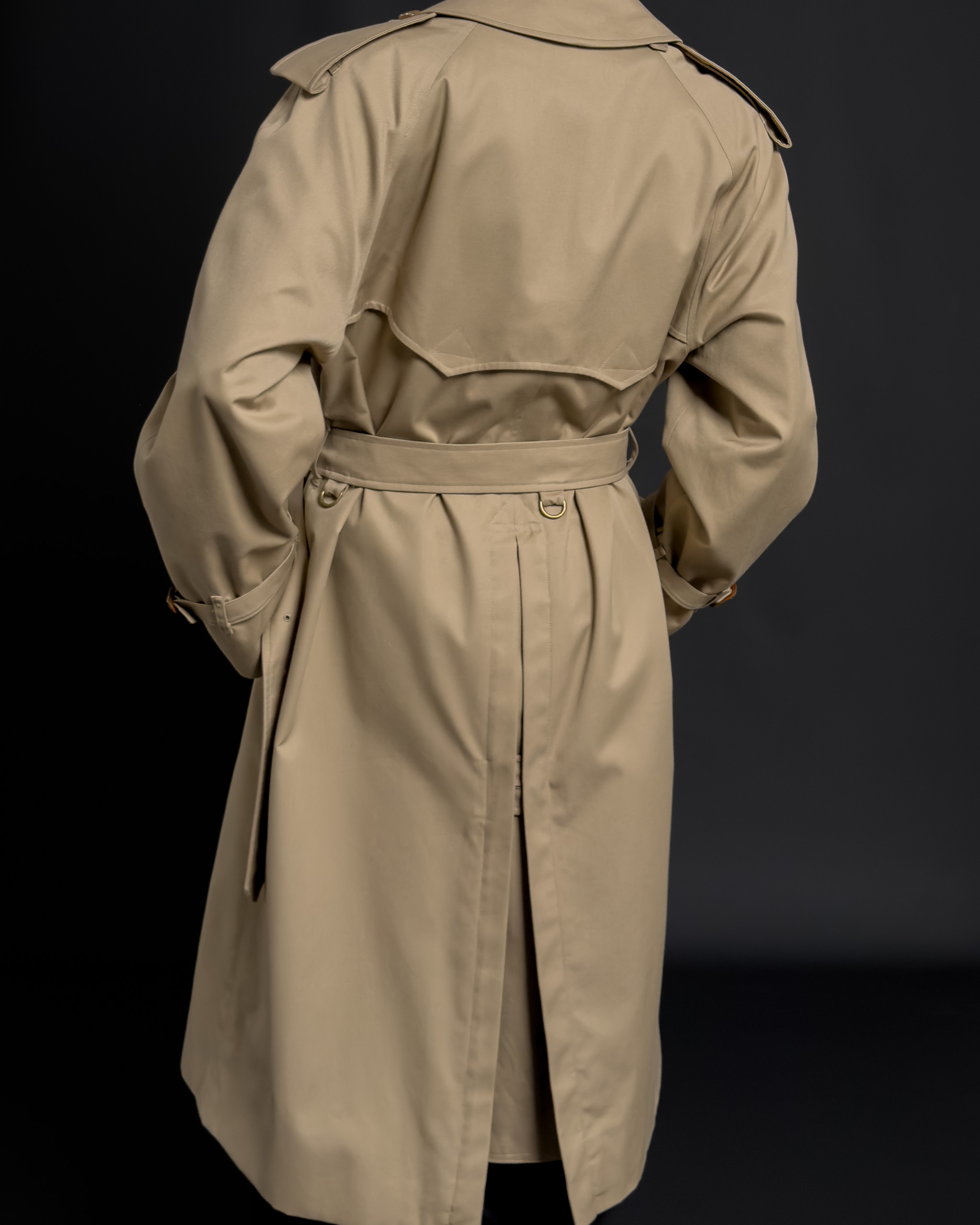 Double-Breasted Trench Coat | Honey Beige