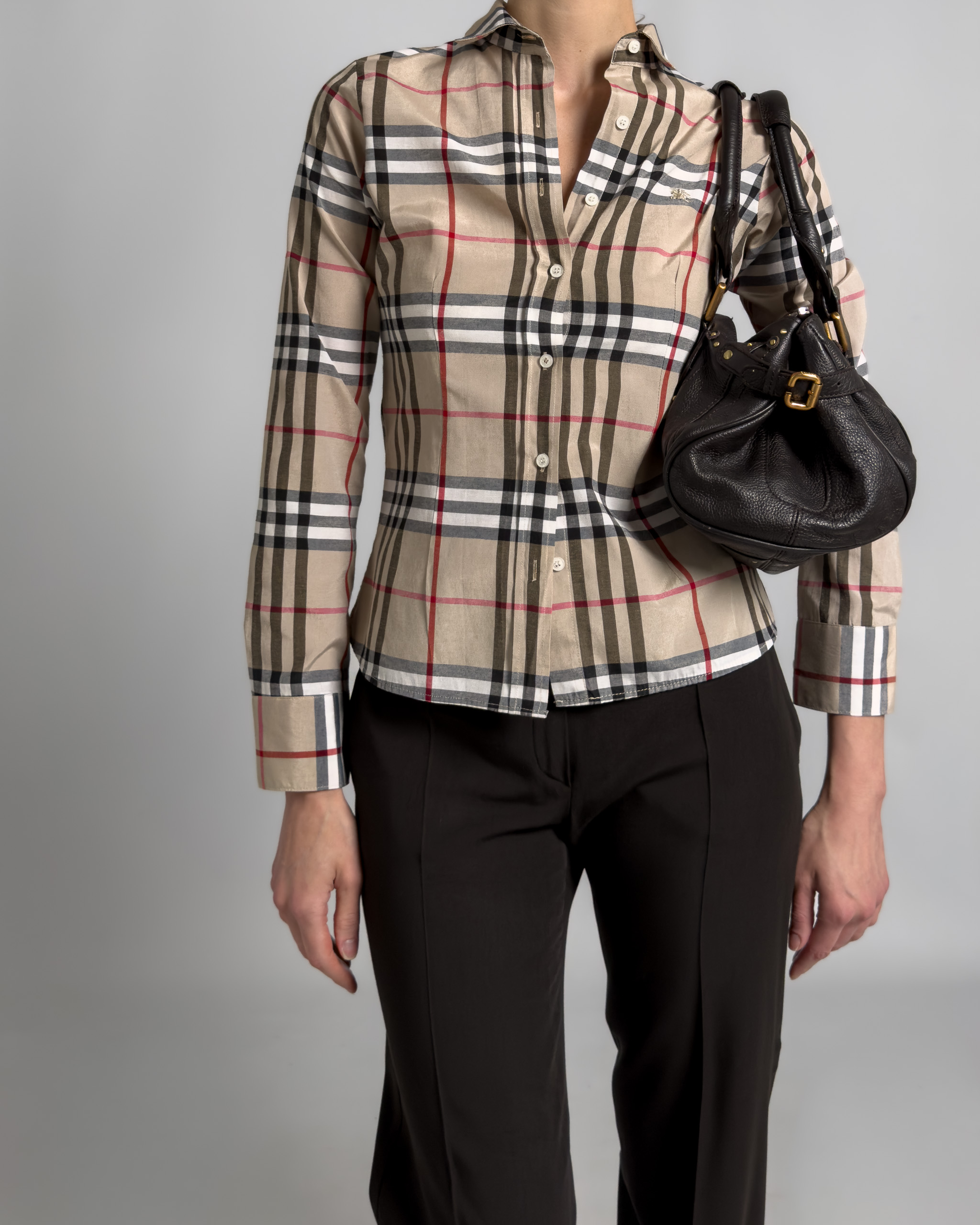 Burberry Brit Nova Check Cotton Shirt | Beige