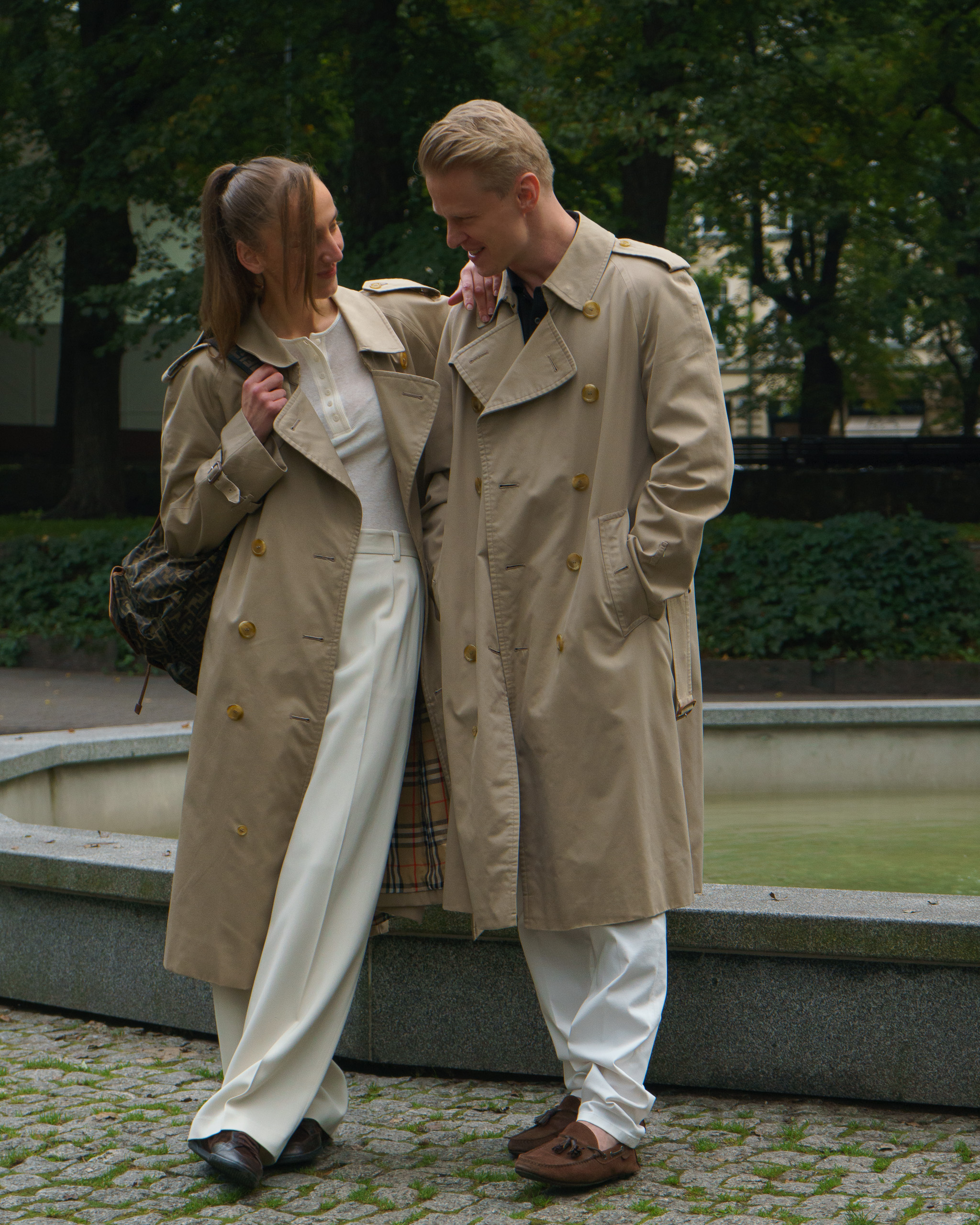 Burberry Belted Trench Coat | Beige