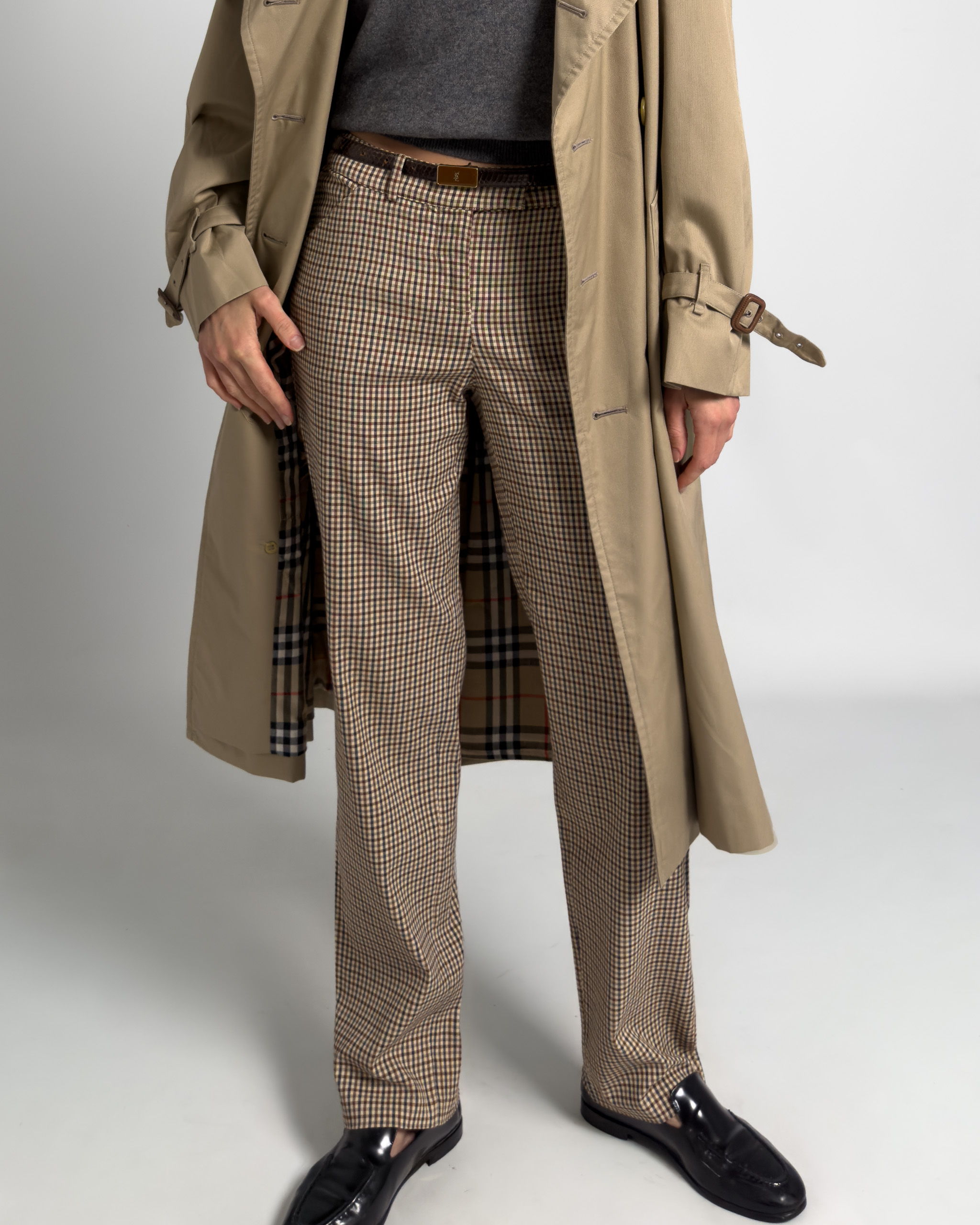 Dolce & Gabbana Check Trousers | Beige