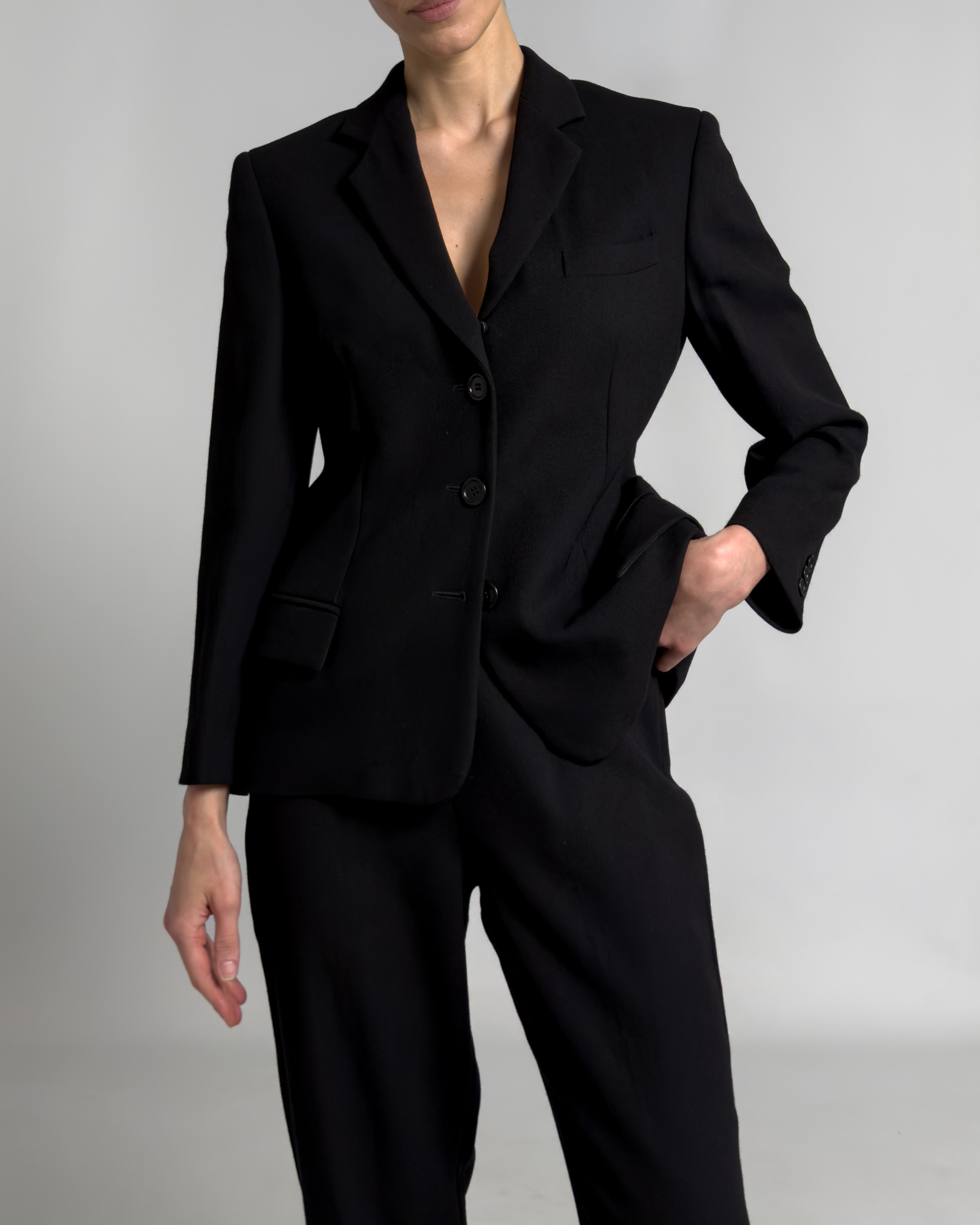 Max Mara Wool Suit | Black