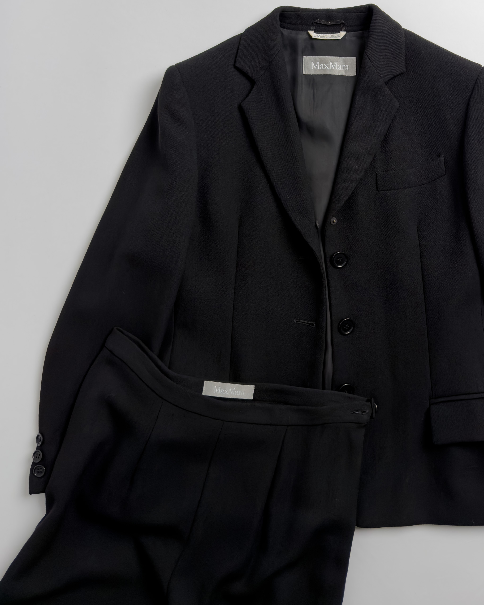 Max Mara Wool Suit | Black