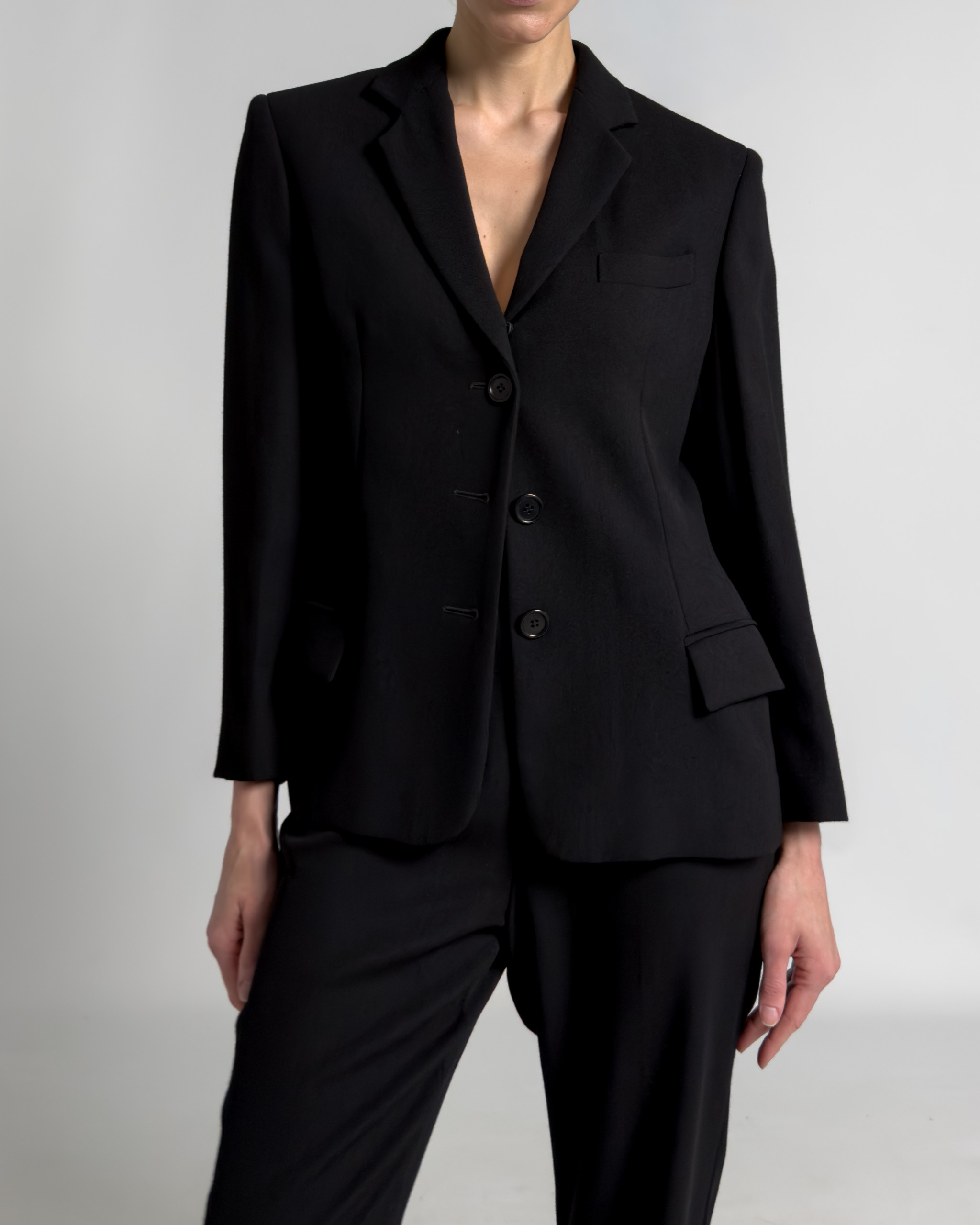 Max Mara Wool Suit | Black